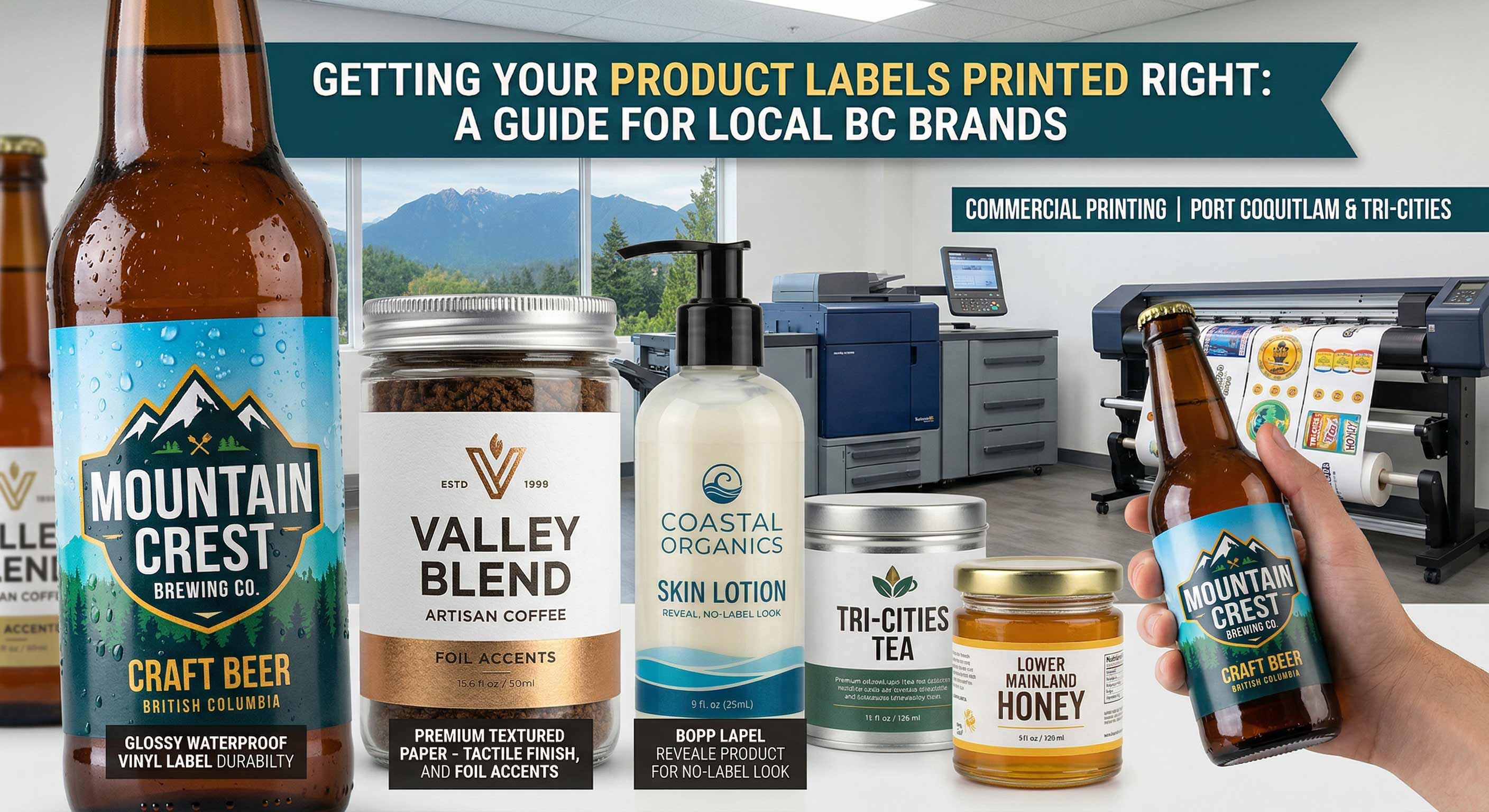 Getting Your Product Labels Printed Right: A Guide for Local BC Brands